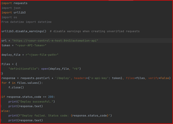 Scheduling a Job with Python